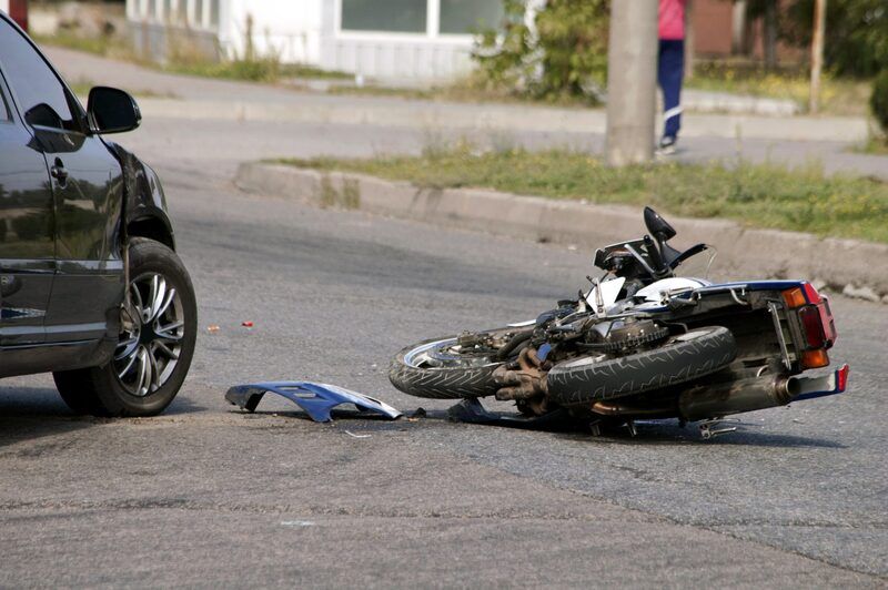 motorcycle open door accident