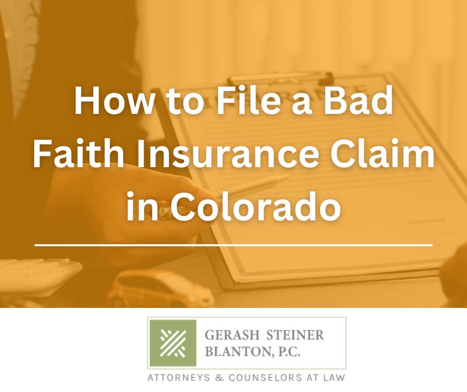 How to File a Bad Faith Insurance Claim